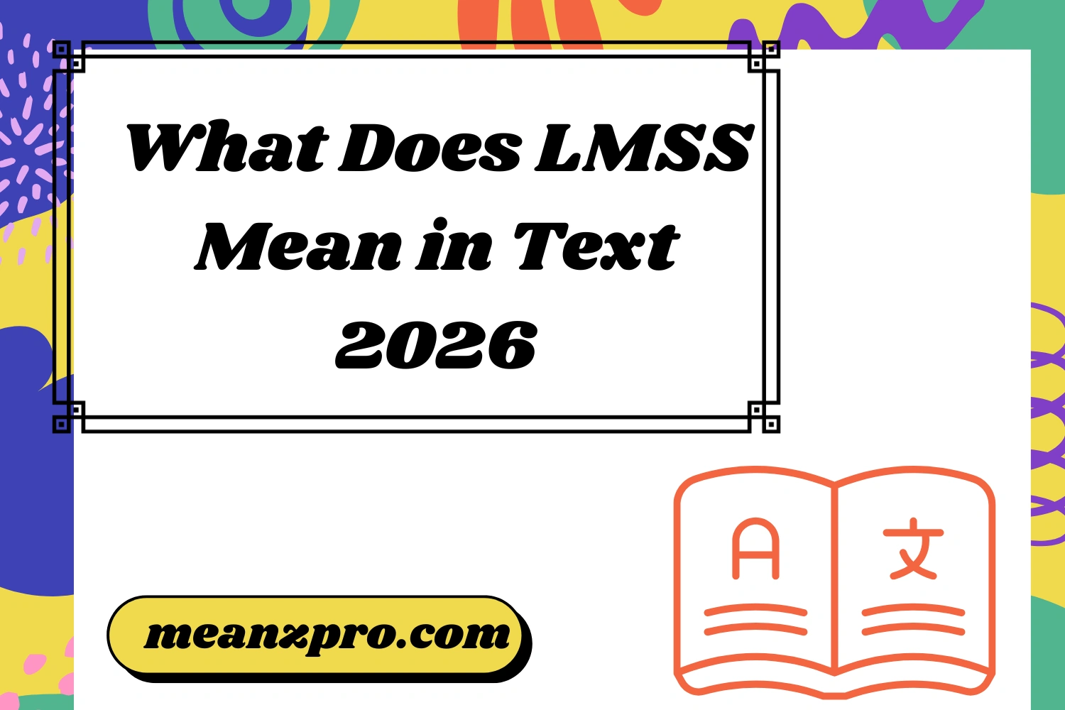 What Does LMSS Mean in Text