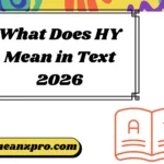 What Does HY Mean in Text